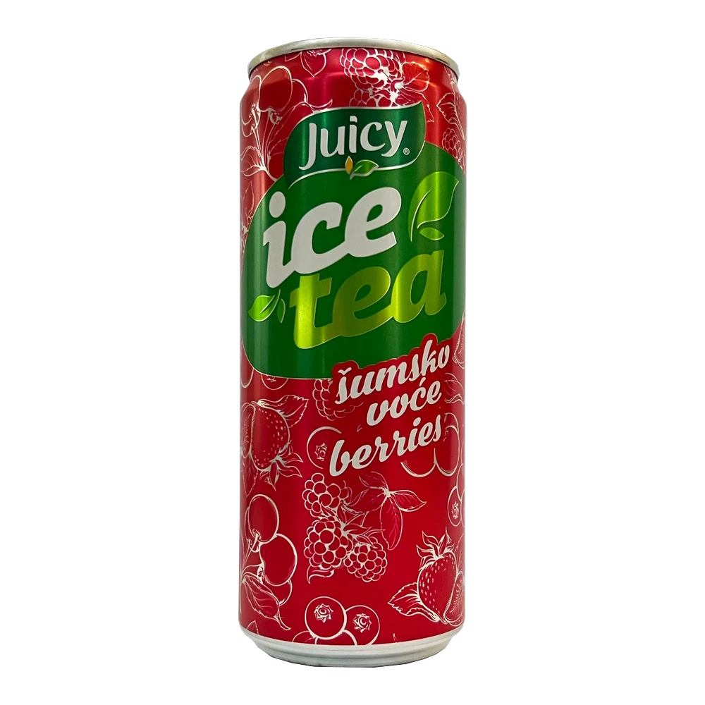 Juicy Ice Tea, Fruta mali, 0,33 L